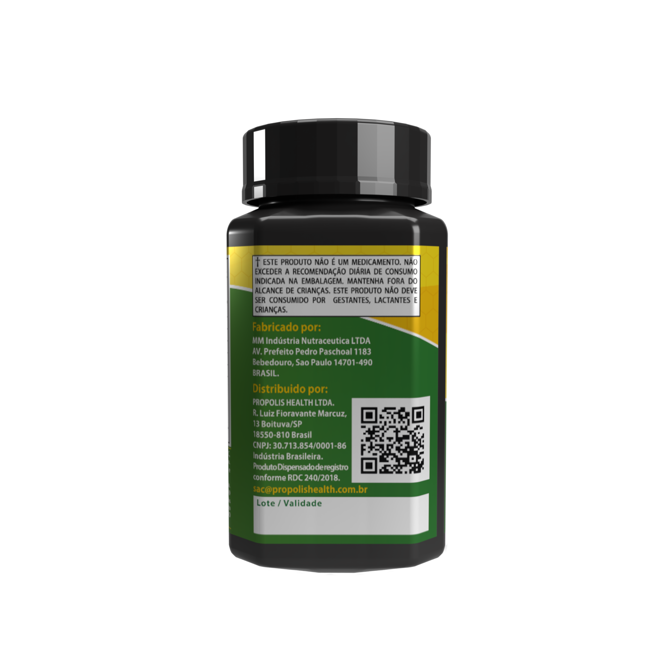 Geleia Real pura - 15mg 10-HDA - Magnésio de Malato 300mg +Vit - Suporte a saúde Cerebral - Super Antioxidante